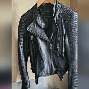 Zara Black Leather Jacket